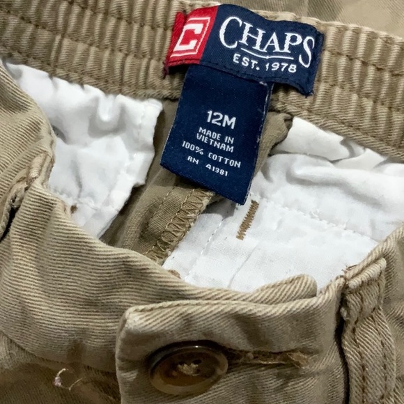 12M CHAPS 💯% Cotton Khakis - Picture 7 of 8